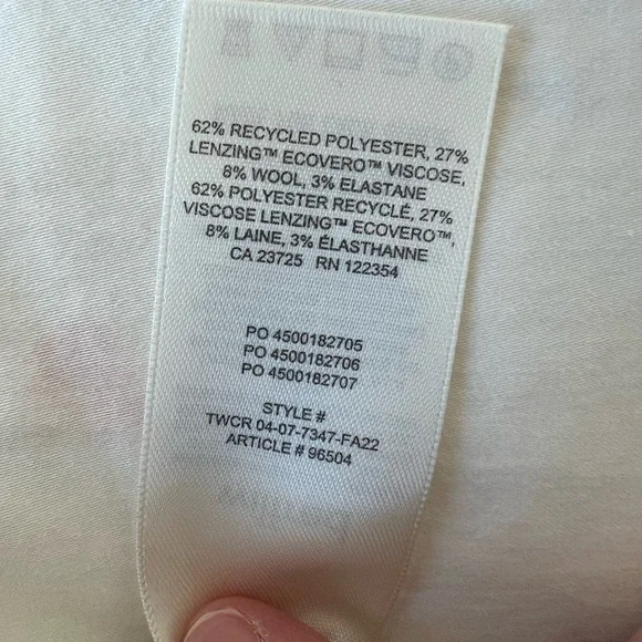 Aritzia Wilfred Classic Mini Skirt in Brown Plaid (Francesca) Size 8 - Picture 6 of 6